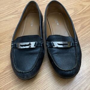 COACH Black Women Loafers Size 7B